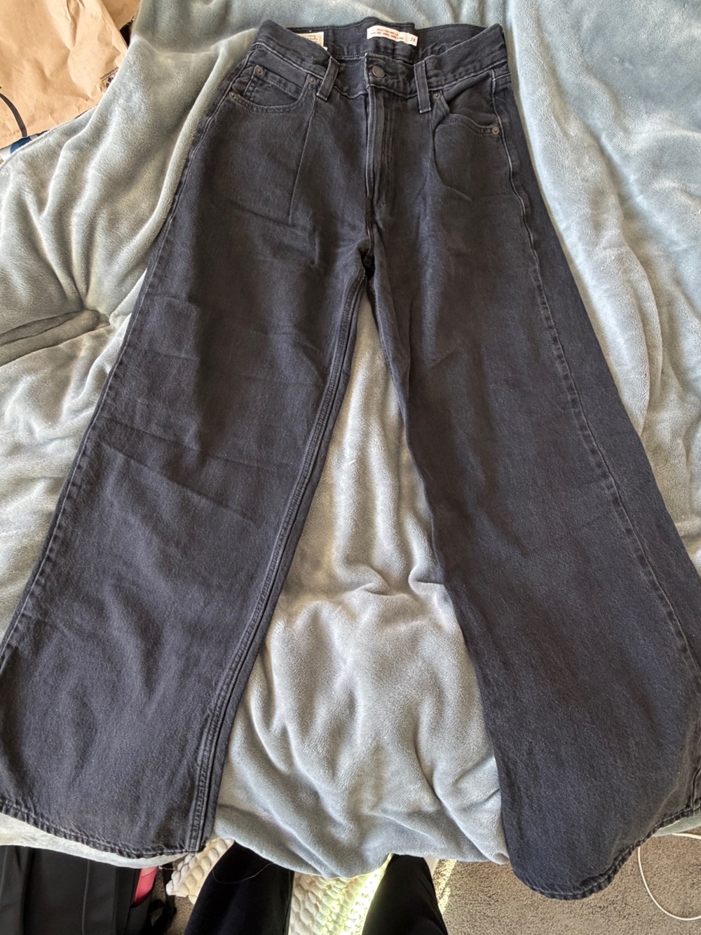 Women’s Levi’s Black Wide-Leg Jeans